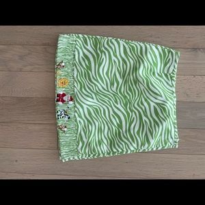 Amanda Remembered Smocked Christmas Wrap Skirt Size 8